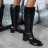 ELEGANTE DAMEN-WINTERSTIEFEL – BEQUEM, ATMUNGSAKTIV, KUNSTLEDER, BLOCKABSATZ & SEITLICHER REISSVERSCHLUSS